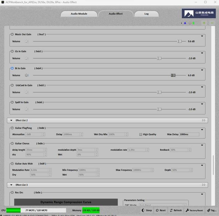 Усилитель класса D  TPA3255 підсилювач стерео з DSP процесором