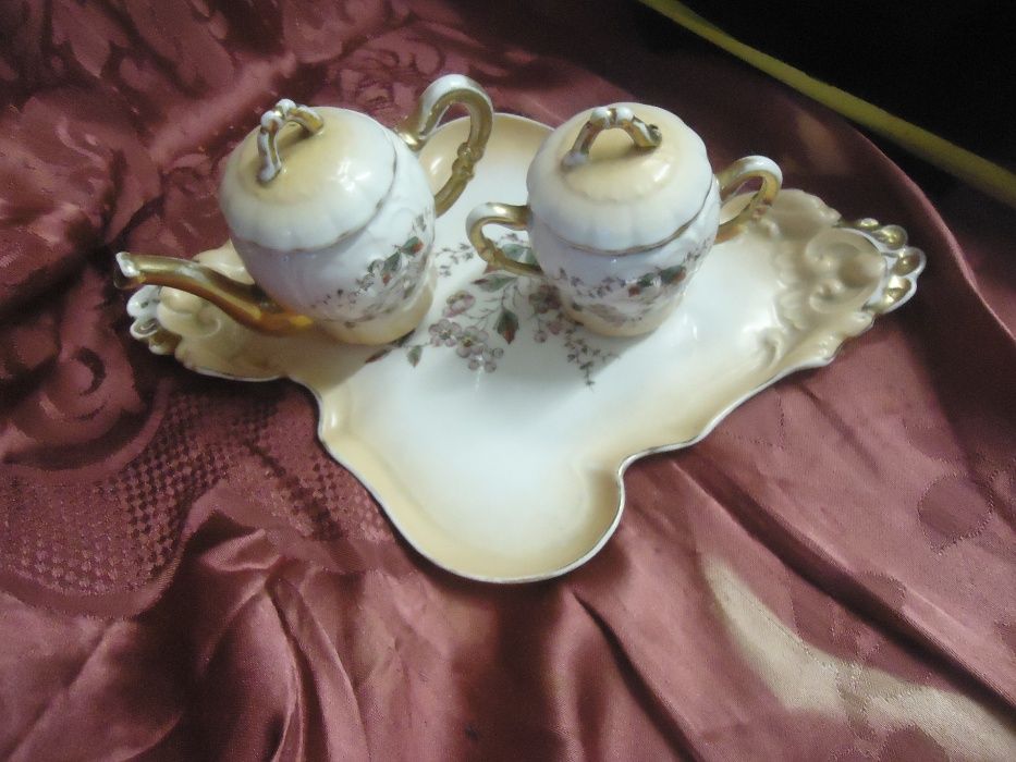 Tabuleiro c/Bule Açucareiro V A Antigo