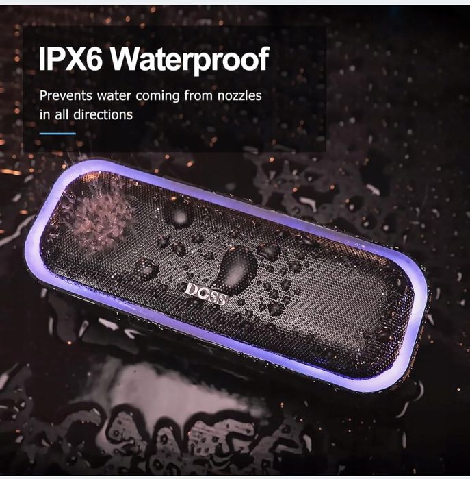 Głośnik Bluetooth DOSS SoundBox Pro 20W Bezprzewodowy Przenośny Czarny