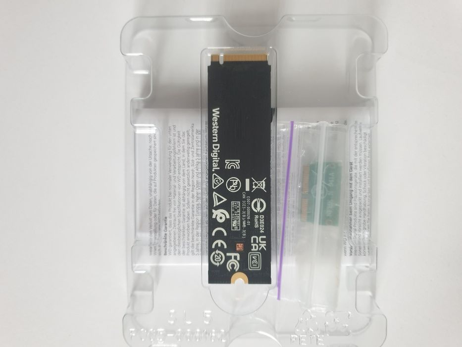 Жорсткий диск SSD WD Western Digital M.2 1TB Black SN770 Macbook pro
