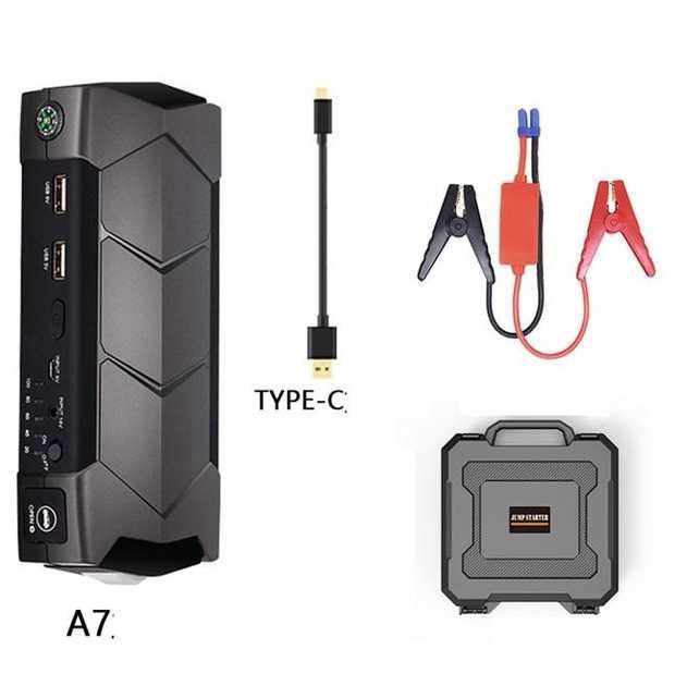 Пускозарядний пристрій Бустер для авто Sabo A7 2000A з кейсом