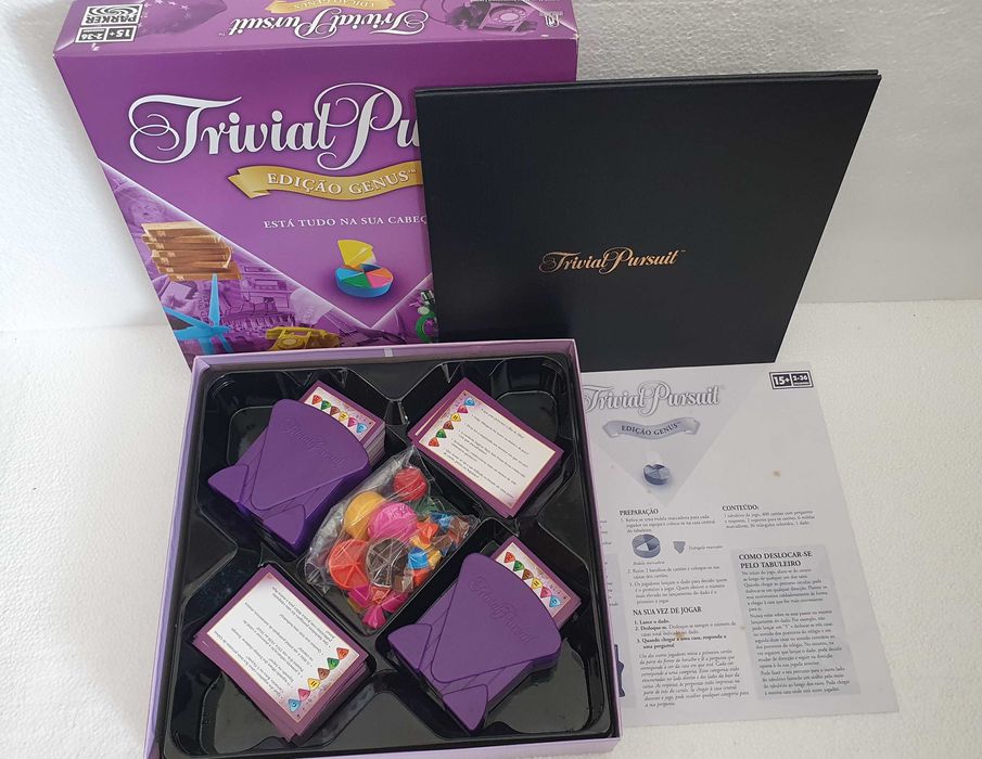 Jogo Trivial Pursuit Genus - Parker - vintage - como novo