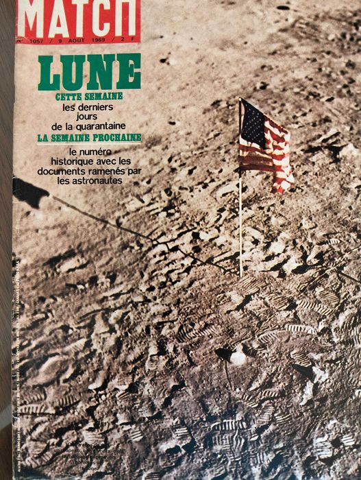 Paris Match número 1057 de 9 de Agosto de 1969