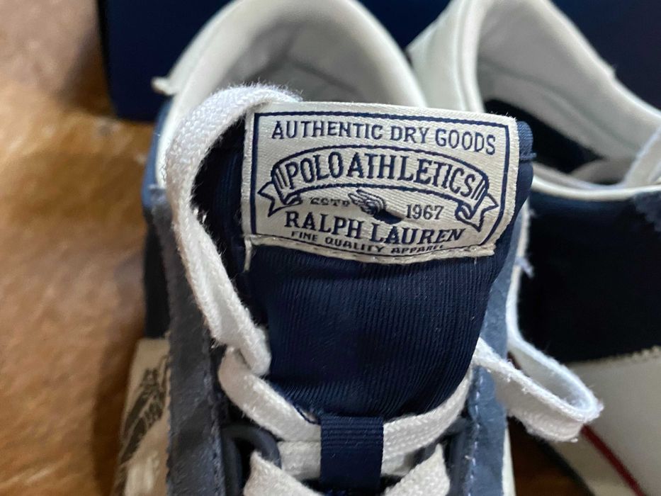 Ténis Ralph Lauren Polo com caixa 45