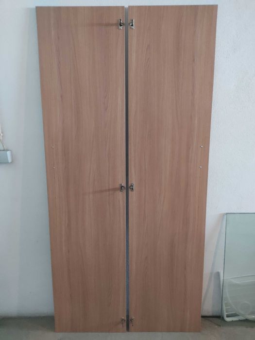 Portas de armário / roupeiro 208x50 cm efeito carvalho