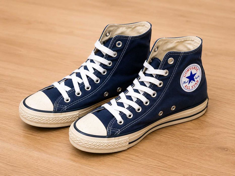 Ténis Converse Chuck Taylor All Star Cano Alto Azul Marinho – 36