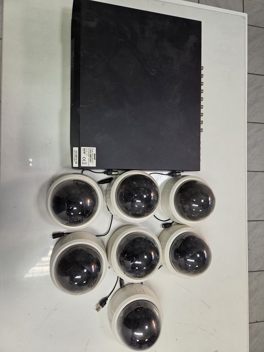 Zestaw do monitoringu monitoring wideorejestrator kamery cctv GANZ