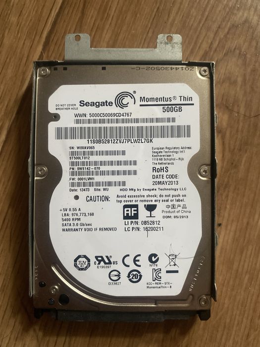 Жесткий диск 500 gb ноутбук