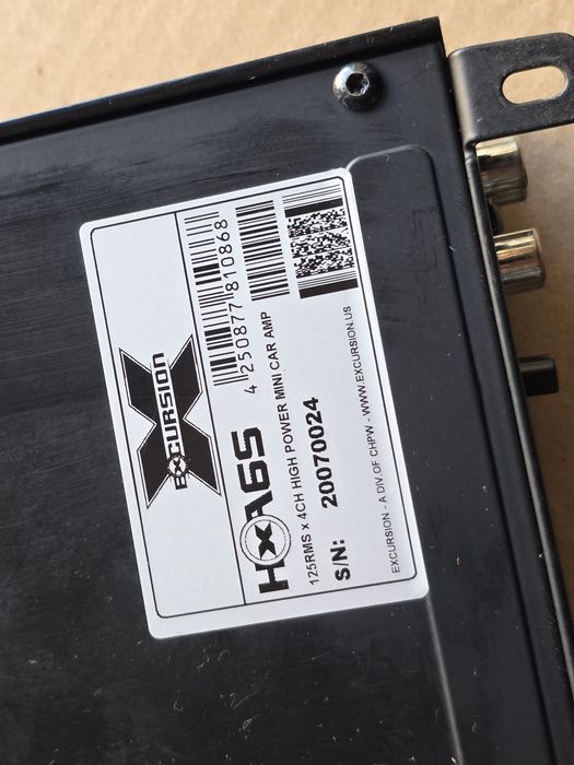 Wzmacniacz 4 kanałowy Excursion HXA 65 jak nowy