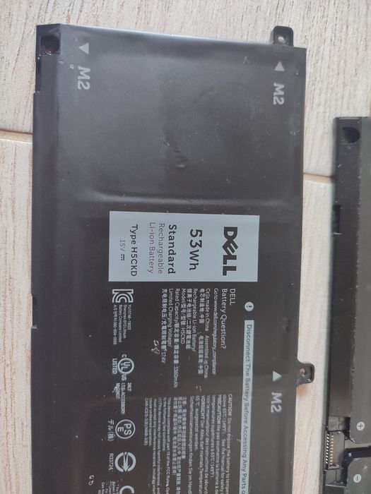 Батарея АКБ Dell H5CKD JK6Y6 5401/5402/5501/5502/3510/3410/7300/7306