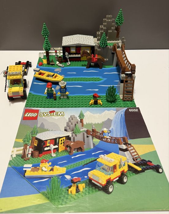 LEGO Town 6552 - Obóz górski, zestaw kompletny z instrukcją