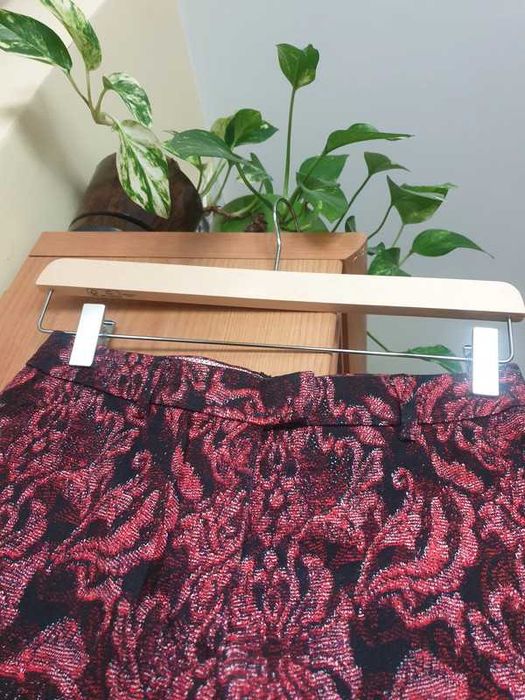 Unikatowe spodnie do kostek vintage goth dark witch bohema H&M 36/S