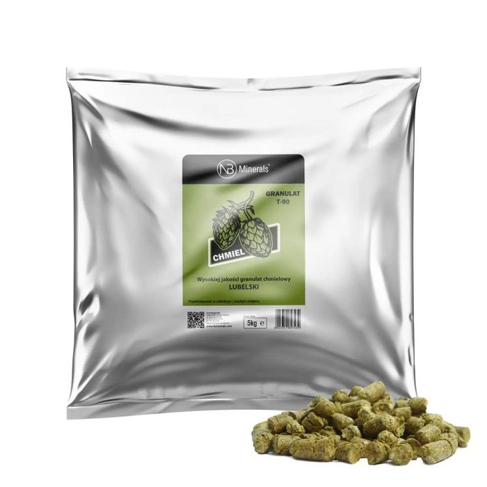 Chmiel granulat granulowany lubelski t-90 opakowania 5kg