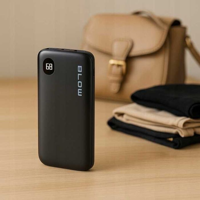 POWERBANK 10000 mAh 22,5W QC PD mocny podróżny usb-c szybkie ładowanie