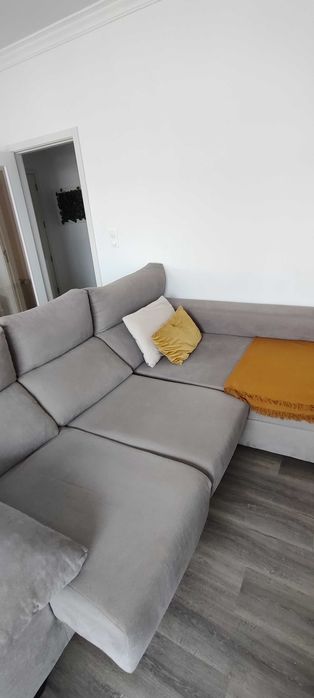 Sofá 2 lugares c/ chaise longue banak importa