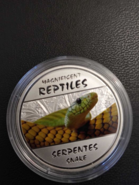 Набор монет Конго - РЕПТИЛИИ - 4 Монеты