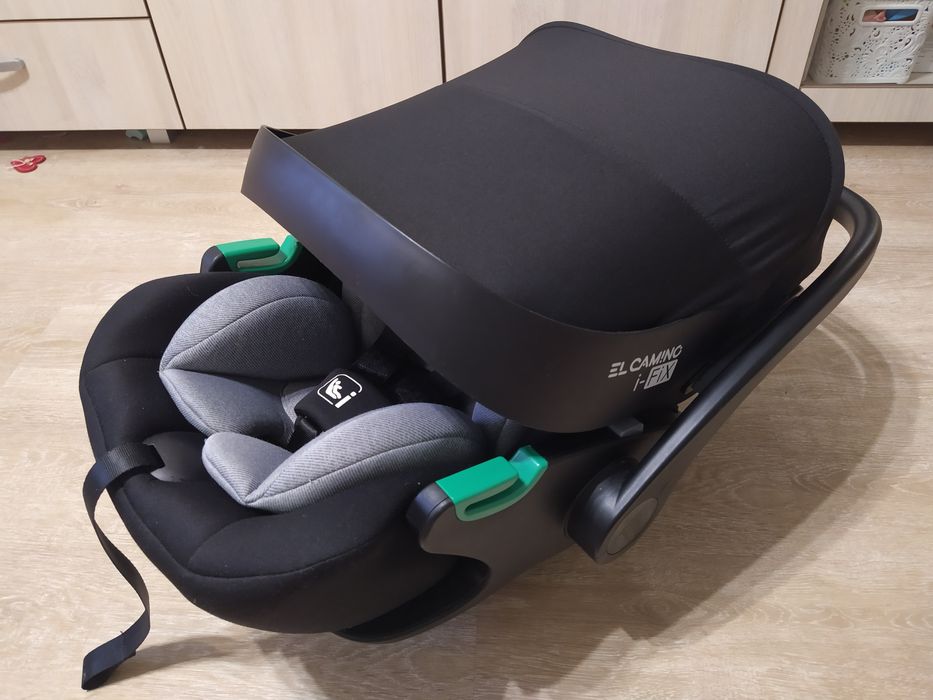 Автокрісло El Camino 0+ (0-13 кг) адаптери на Oyster, Maxi-Cosi, Cybex