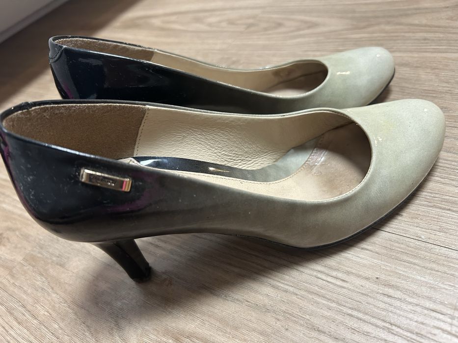 Buty na obcasie ombre