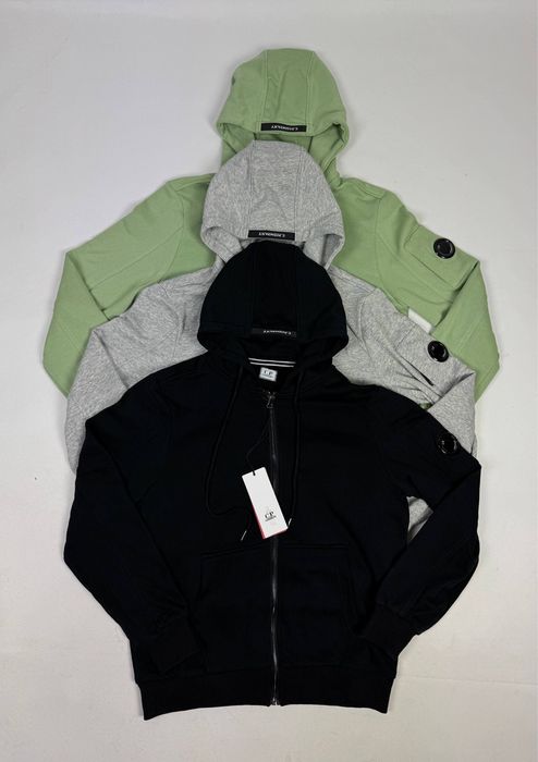 Розпродаж ‼️ Зіп худі C.P Company  Три кольори Чорна | Біла | Зелена