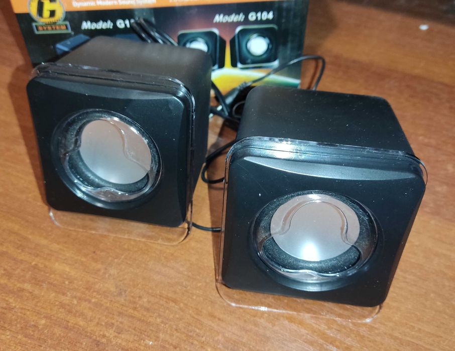 Колонки ЮСБ до ноутбука, компьютера 2х2,5 Вт. Наложка!