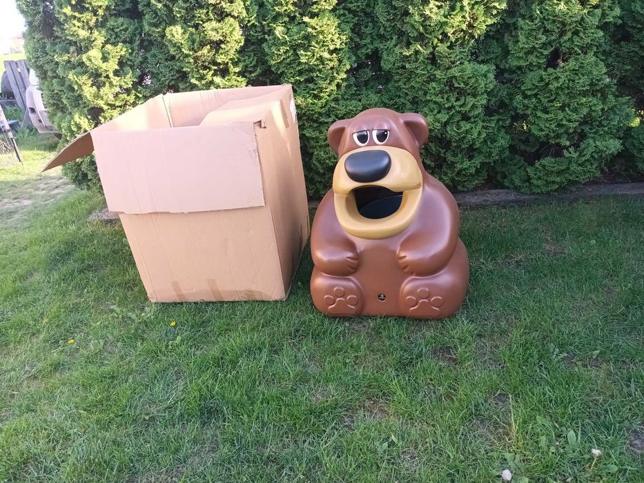 Kosz na smieci Tedy bear duży miś,  niedźwiadek