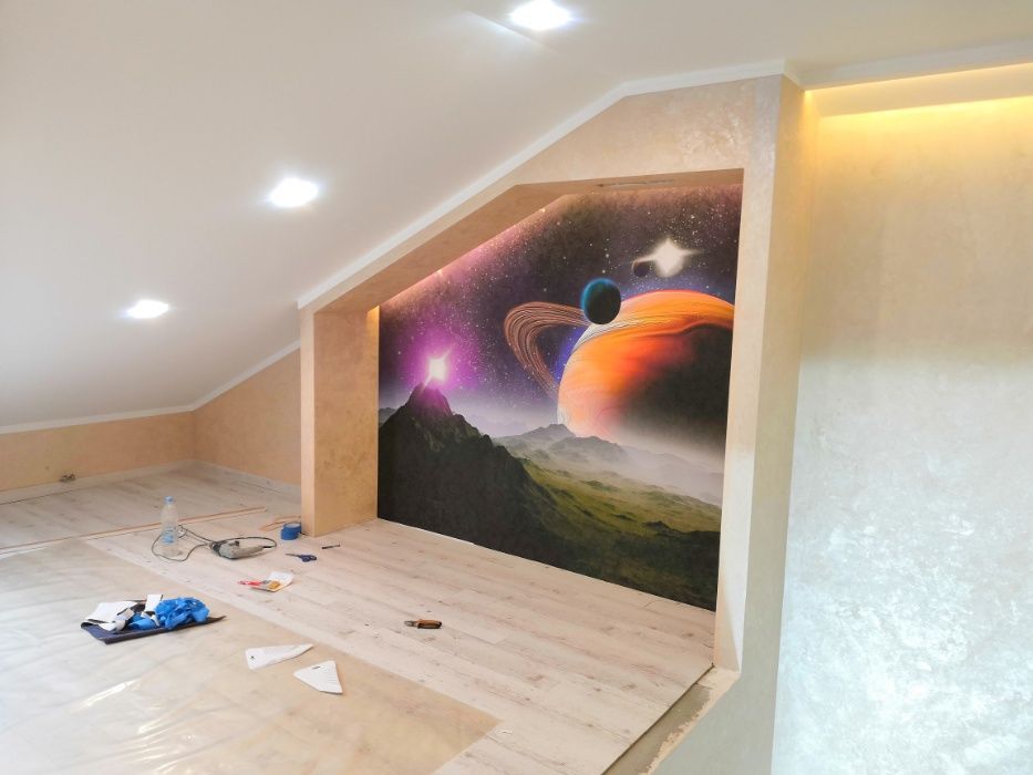 Ремонт, Отделочные работы, Штукатурка, Шпаклевка, Стяжка, Покраска ...