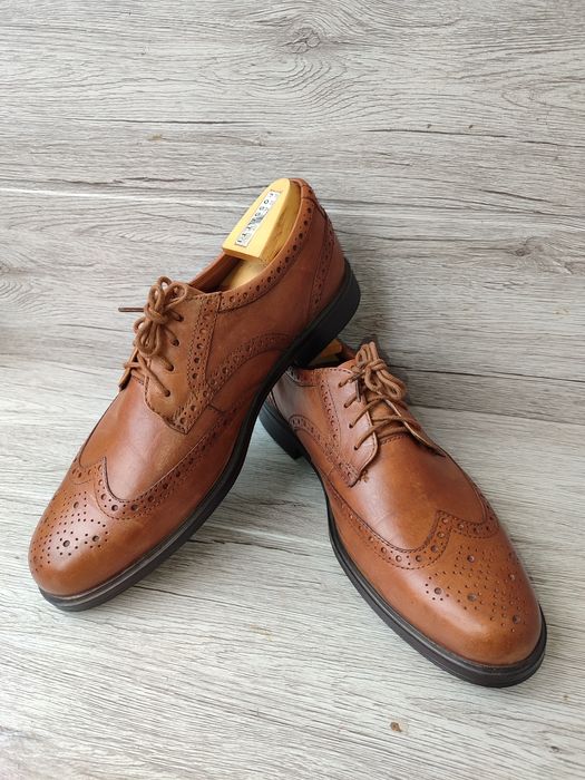 Clarks 43р туфли мужские ботинки кожаные Индия