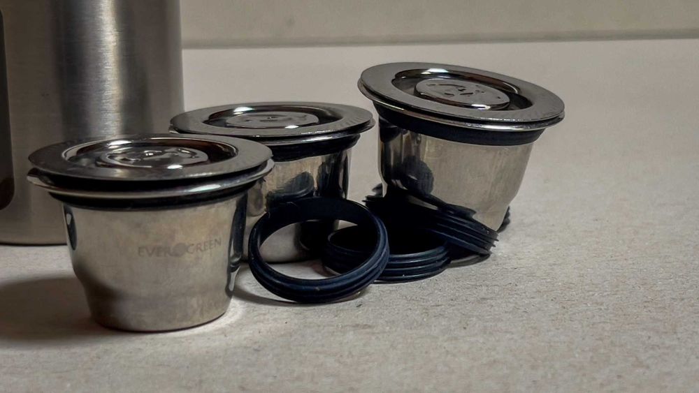 Cápsulas Reutilizáveis + Moinho de Café manual