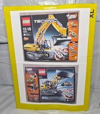 LEGO Technic 8043 Motorized Excavator – Gwarancja = Zakup bez ryzyka + 24 Figurki