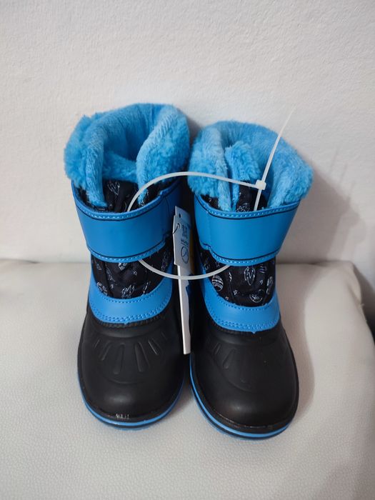 Nowe ocieplane futerkiem kozaki chłopięce CLEVÉ rozmiar 28