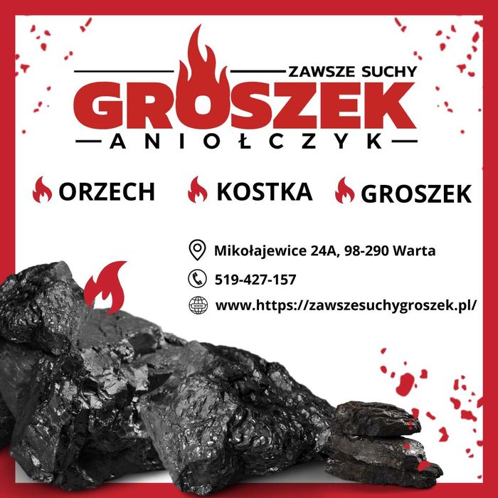 GROSZEK 8-25mm 26MJ |  węgiel Groszek do pieców z podajnikiem | WORKOWANY