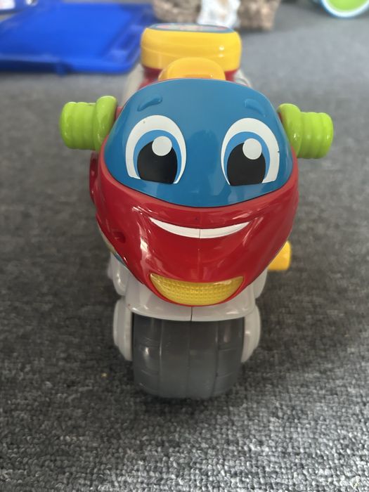 Interaktywny motor motocykl clementoni baby polski angielski