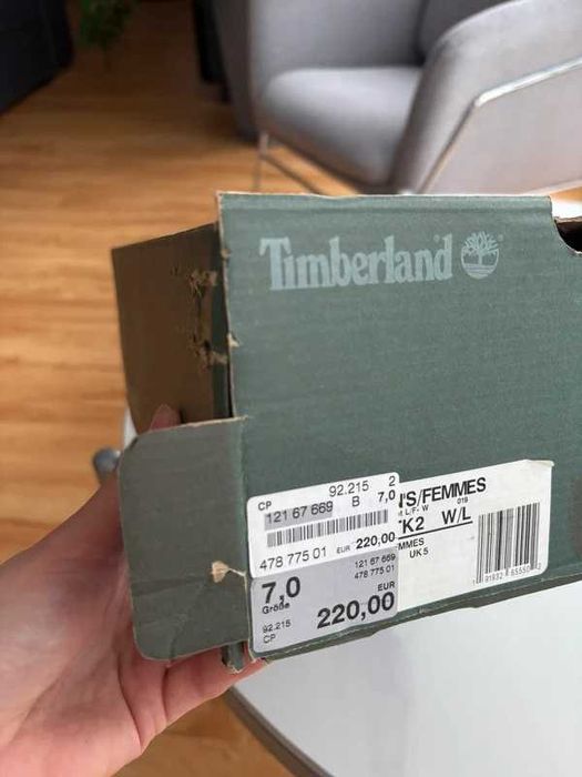 Trapery botki skórzane Timberland r 38