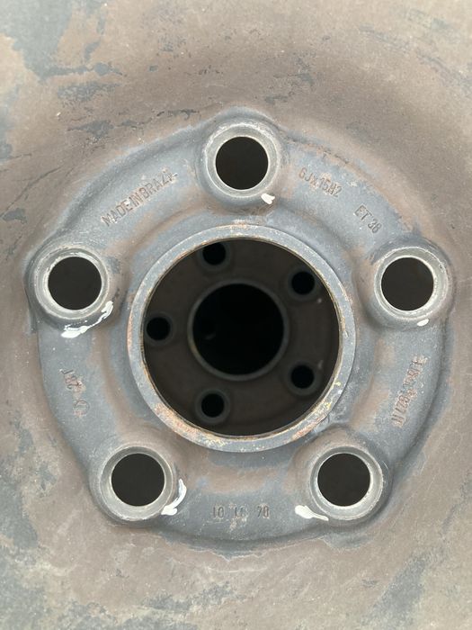 4 jantes de aço VW (15 polegadas) furação 5 x 100