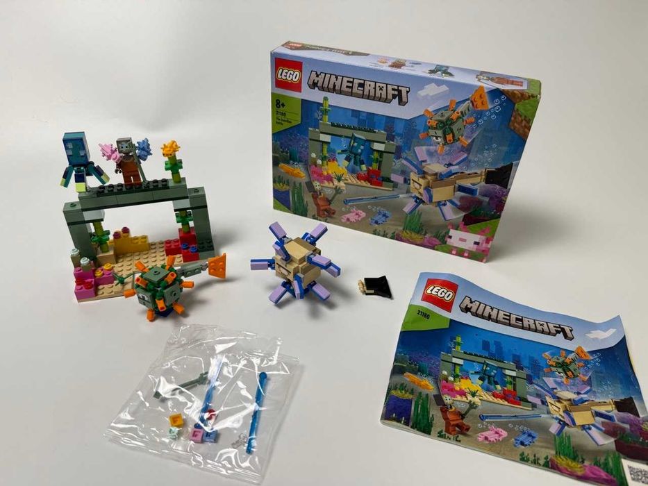 Lego 21180 Minecraft The Guardian Battle Майнкрафт Лего