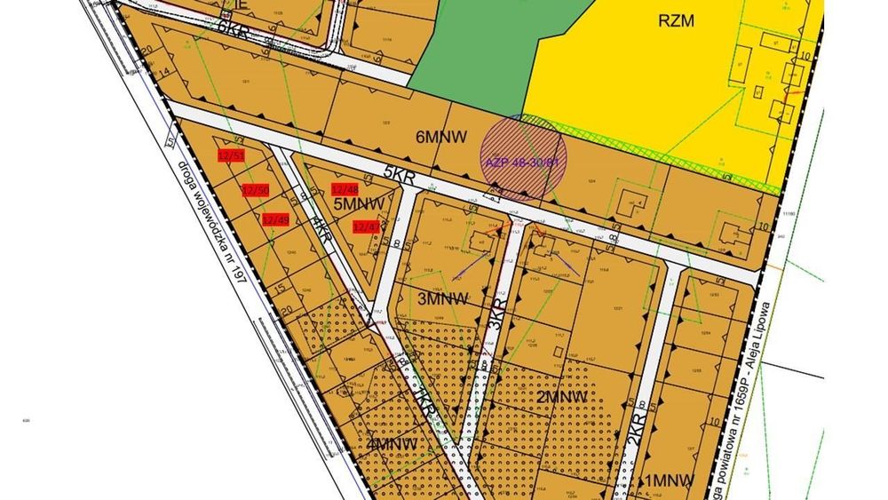 Działki budowlane w Pawłowie Skockim