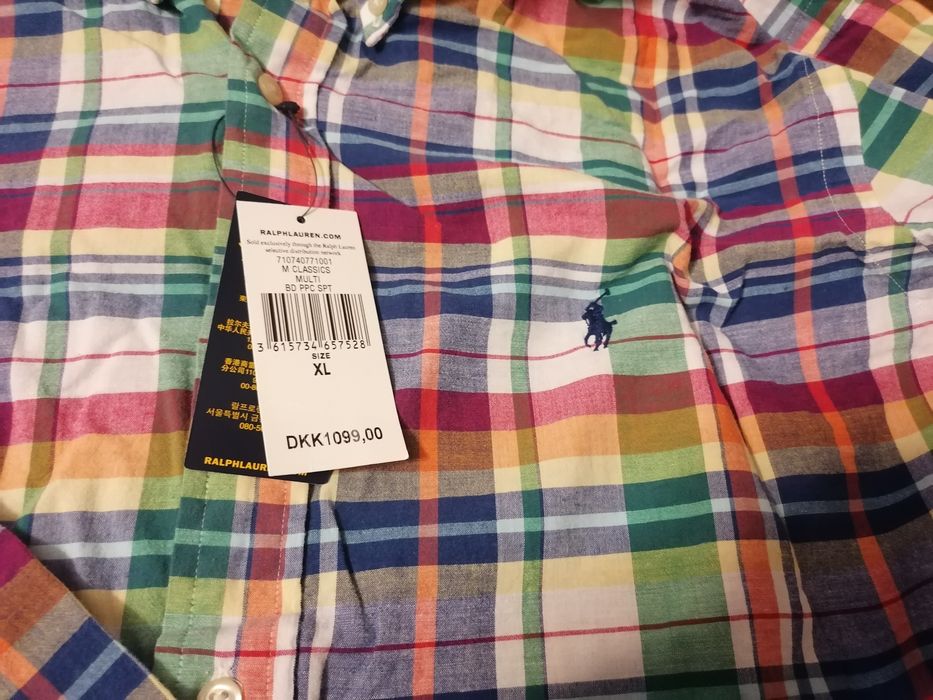 Koszula w kratę Ralph Lauren rozmiar Xl