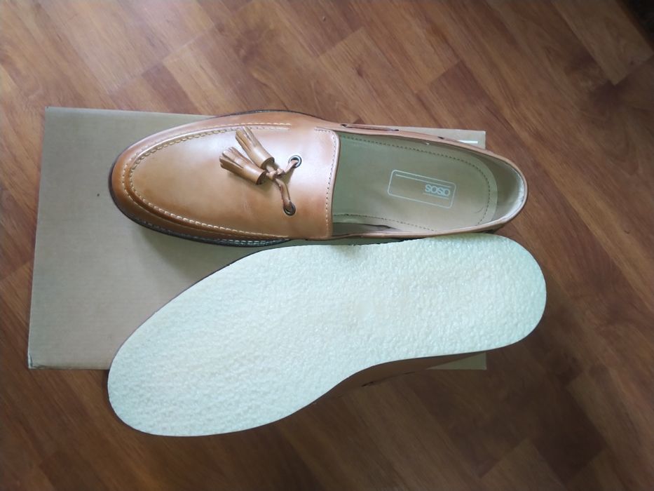 Лоферы Asos размер 42-42.5, смарт лоферы, туфли, топсайдеры