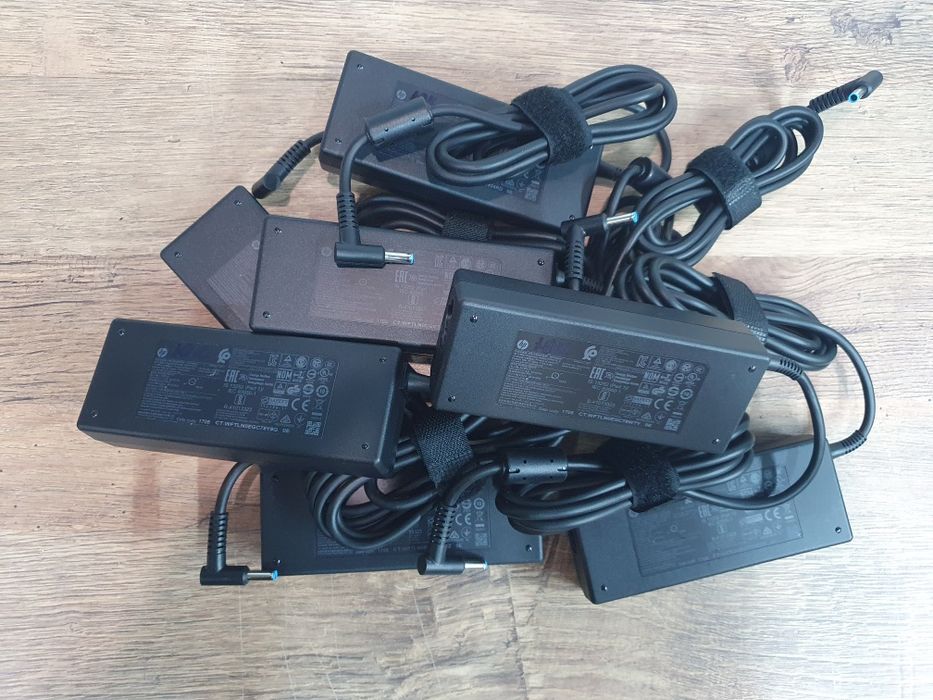 Блок питания зарядное зарядка HP blue pin 90w оригінал