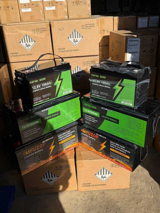 Акумулятор lifepo4. Літій залізо фосфатний акумулятор 12v 50Ah 100Ah 200Ah 300Ah 400Ah.‼️ Літій-залізо-фосфатний акумулятор. Акб lifepo4 12v 24v 48v