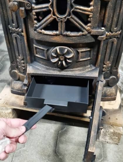 Чугунная печь камин 9 кВт обогрев до 100 м.кв