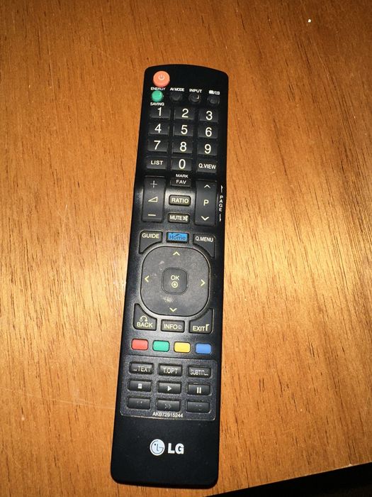 Comando LG de televisão