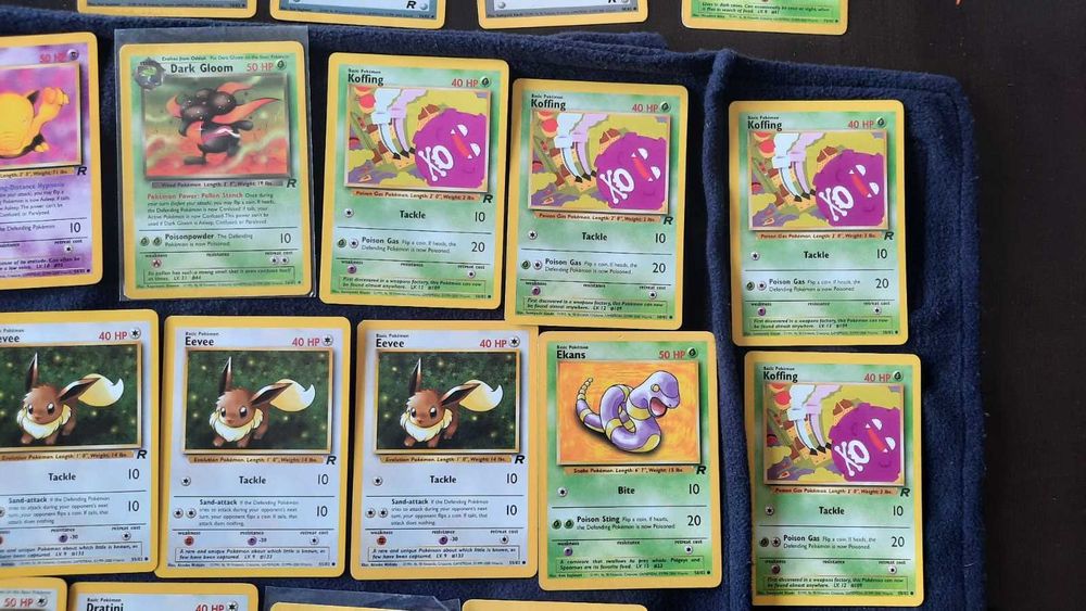 Cartas Pokémon TCG - Team Rocket Set - Comuns e Incomuns Inglês - Near Mint / Mint