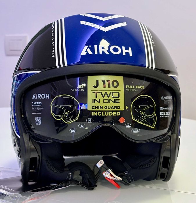 Capacete NOVO Airoh J110 Command 2 in 1 (35% Desconto) Tam XS-S-L-XXL