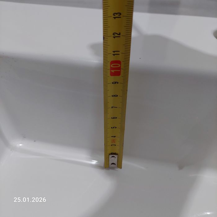 Nowa ceramiczna umywalka zlew  łazienkowa biała połysk