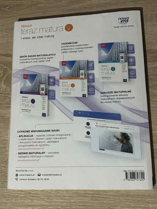 Sprzedam zbiór zadań naturalnych nowa era nowa teraz matura