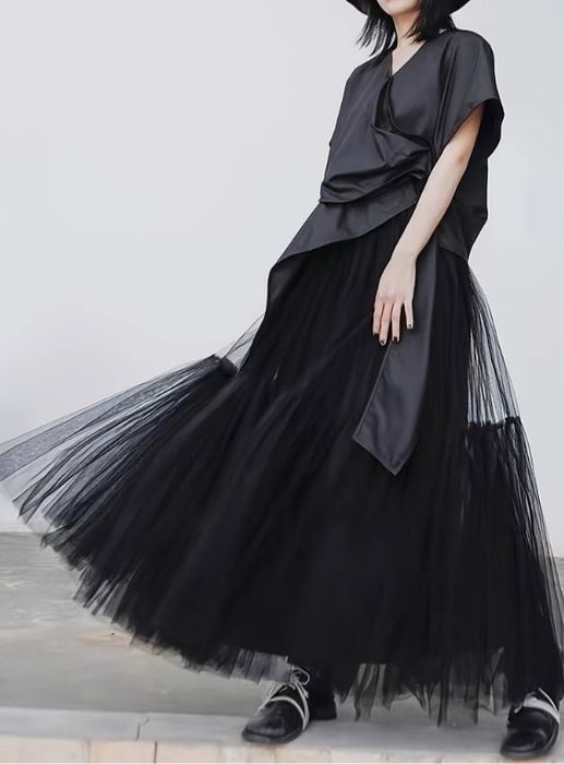 Юбка фатин тюлевая длинная