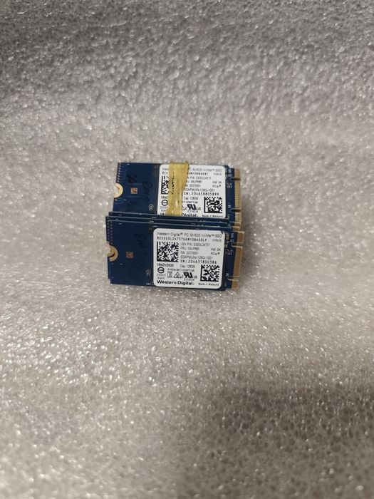 730ГРН SSD-диски M.2 2242 NVME WD WDC PC SN520 SDAPMUW-128G-1001 (PCIe 3.0 x2) 128GB 80-97% здоров"я ТестОК