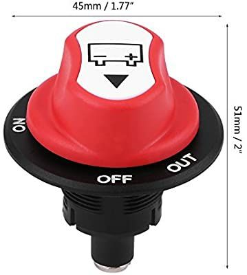 Corta corrente redondo (12V/32V-100A) (Autocaravana / Campervan)