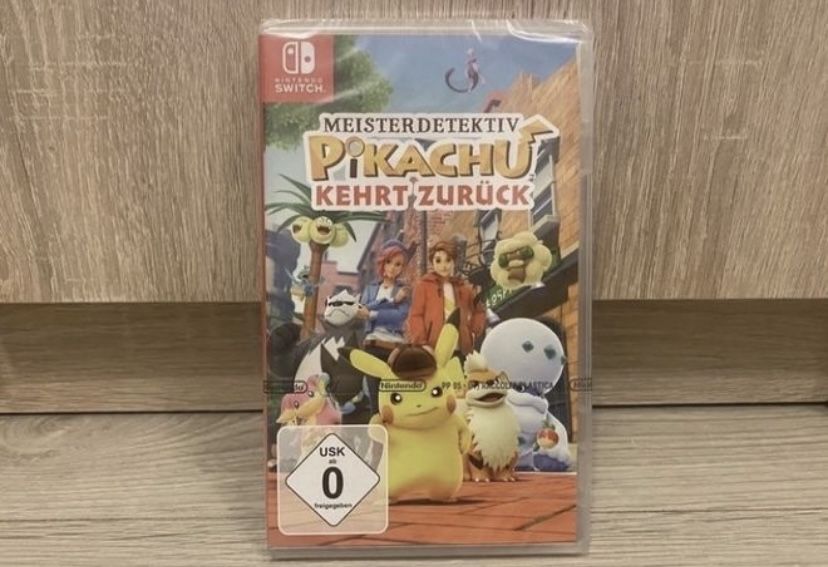 Nowa gra Detektyw Pikachu Returns NINTENDO SWITCH kardridż